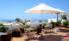 Dakterras van dorpshotel Conil de la Frontera