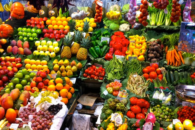 De Boqueria in Barcelona De Boqueria in Barcelona