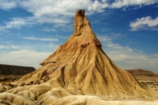 De halfwoestijn Bardenas Reales